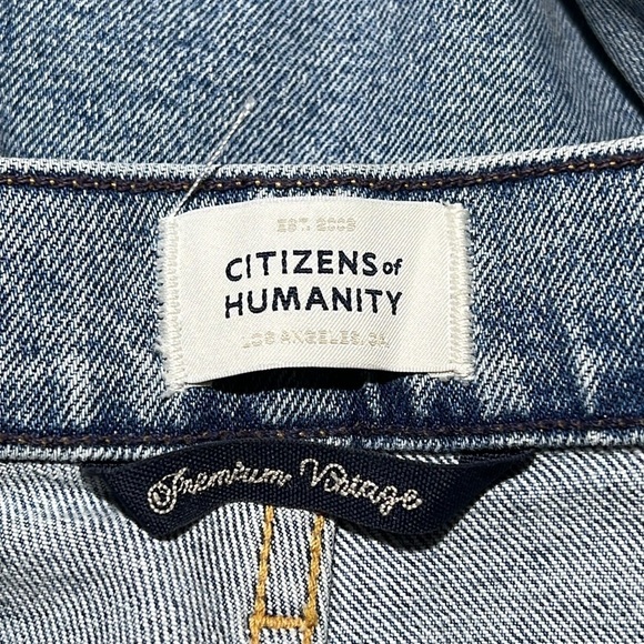 Citizen of Humanity Florence Wide Straight Jeans in Adorn - Picture 9 of 10